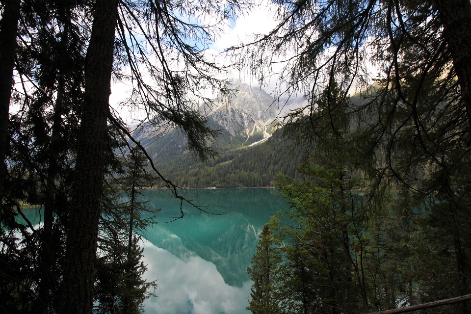 Sulle sponde del lago di&nbsp;Anterselva